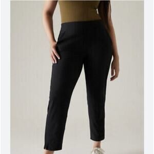 Athleta Brooklyn Mid Rise Ankle Pant 18 Travel Athleisure Career Stretch Work